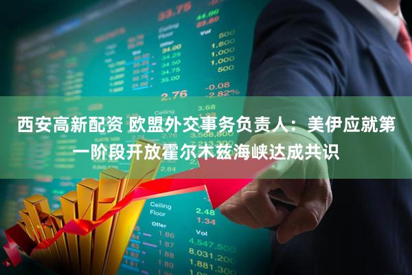 西安高新配资 欧盟外交事务负责人：美伊应就第一阶段开放霍尔木兹海峡达成共识