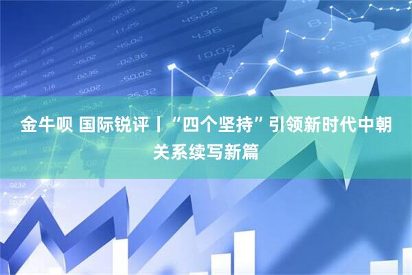 金牛呗 国际锐评丨“四个坚持”引领新时代中朝关系续写新篇