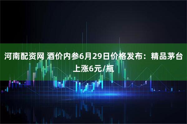 河南配资网 酒价内参6月29日价格发布：精品茅台上涨6元/瓶
